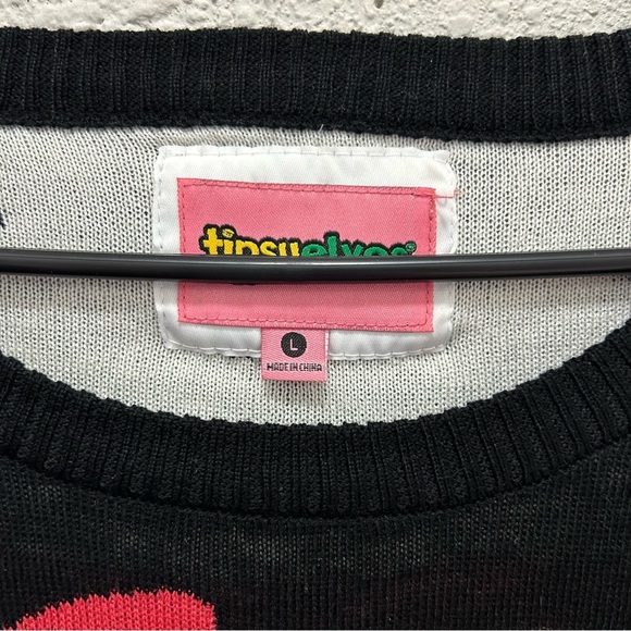 Tipsy Elves Santa on Unicorn in Space Christmas Sweater Size Large - Picture 4 of 7